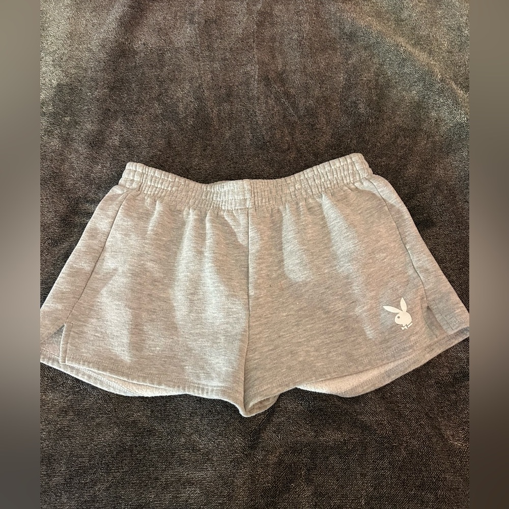 Size small playboy grey shorts from PacSun